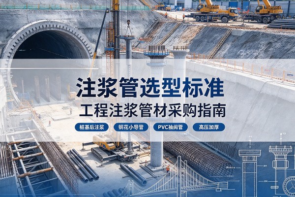 定襄注浆管选型标准