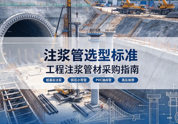 定襄注浆管选型标准
